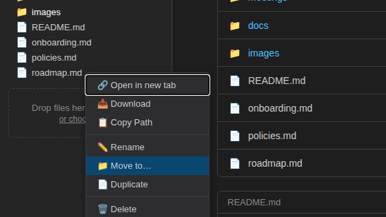 Organize it like a drive