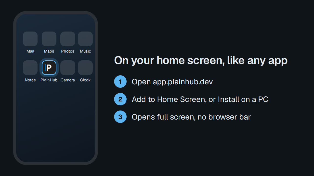 Install it like an app